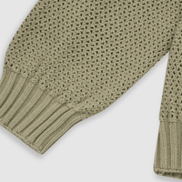 MONOIC TUTTO BENE 2 KNIT MONOGRAM SWEATER VERDE OLIVA