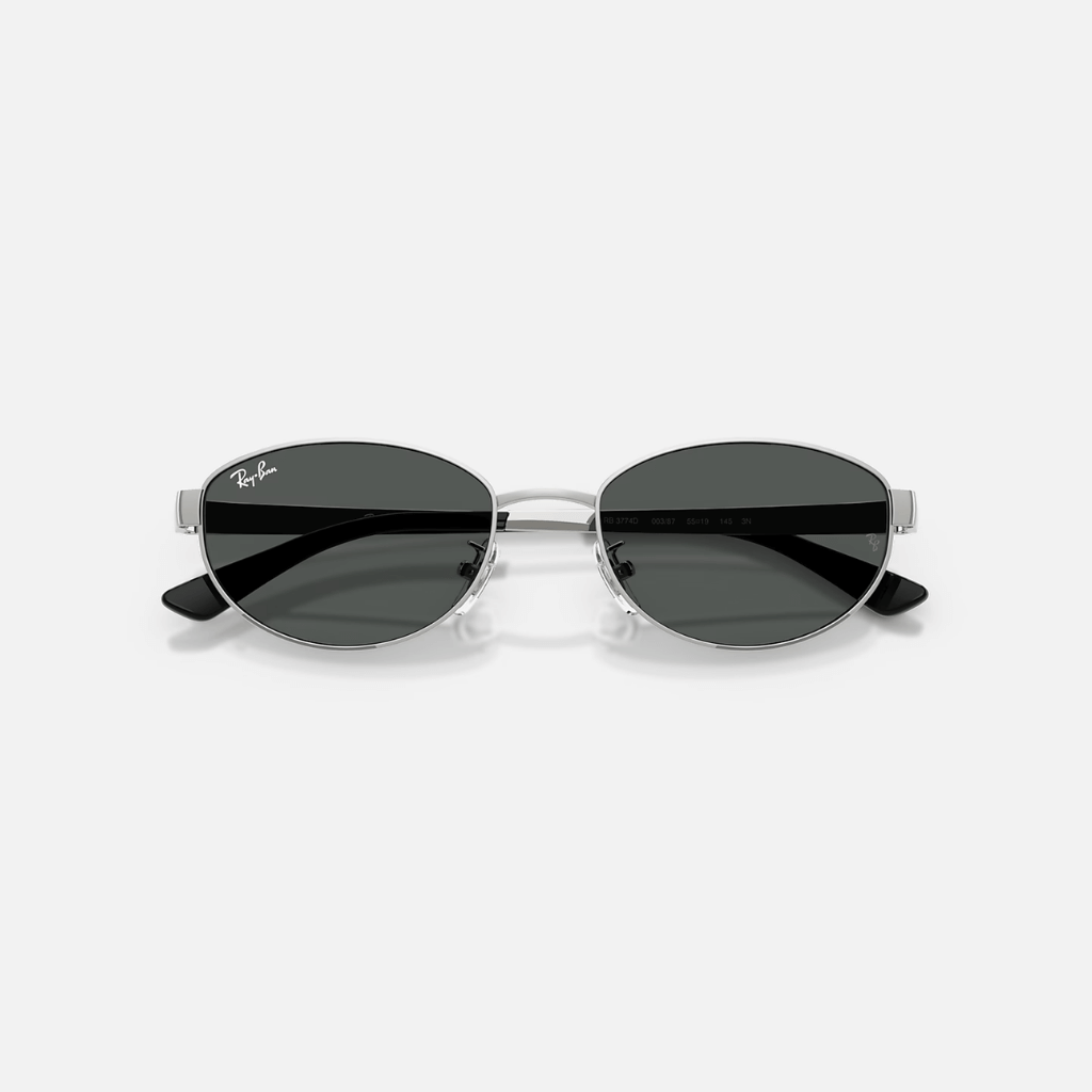 GAFAS RAYBAN RB3774D LENTE GRIS MARCO PLATEADO