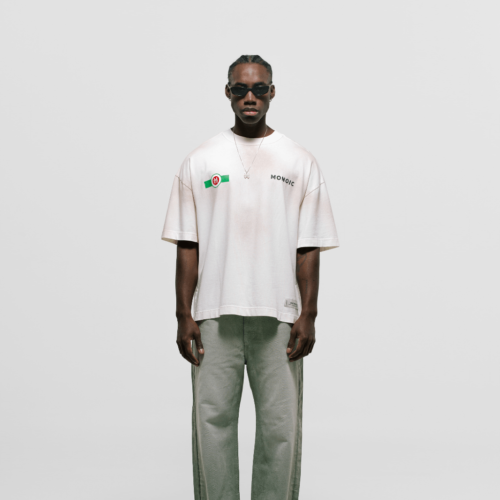 MONOIC TUTTO BENE I CAMISETA BOXY FIT MARTINI BLANCO HUESO