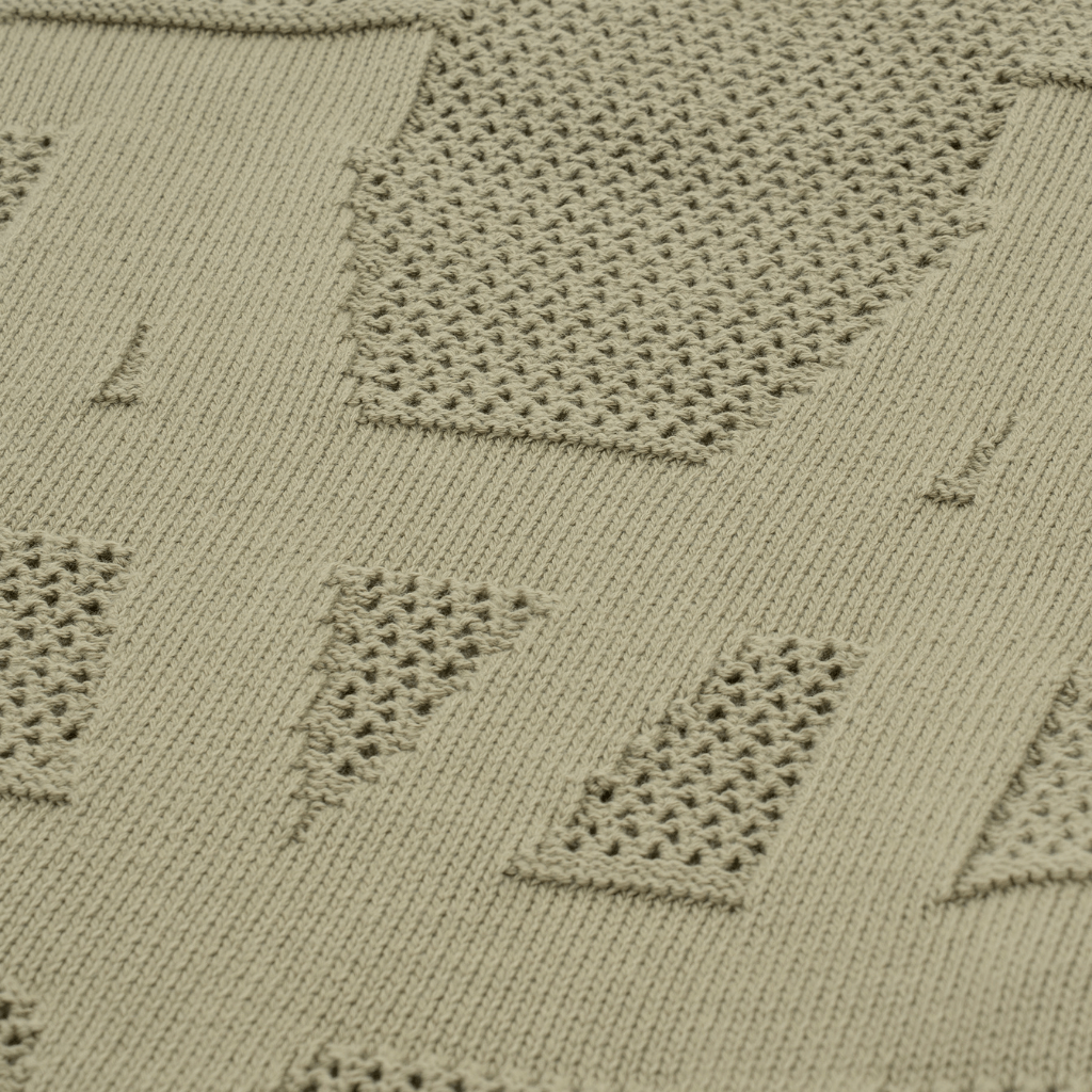 MONOIC TUTTO BENE 2 KNIT MONOGRAM SWEATER VERDE OLIVA