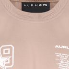 AURUM STARS I STAR AURA MOCHA CAMISETA OVERSIZE CAFE