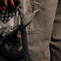 CULTUREWISE TWO STROKE SAINTS PANTALONES FLARE JEAN GRIS