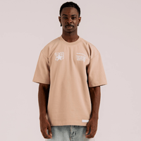 AURUM STARS I STAR AURA MOCHA CAMISETA OVERSIZE CAFE