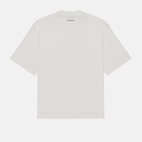 ASTRONOMIC ANDIAMO PIANO, MY FRIEND TOMATES CAMISETA OVERSIZED BEIGE