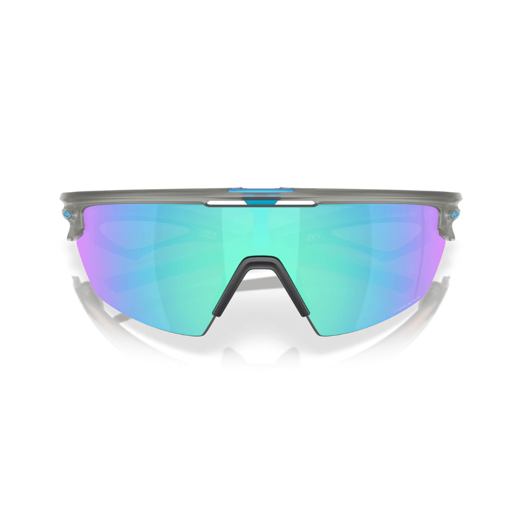 GAFAS OAKLEY SPHAERA MARCO GRIS LENTE AZUL PRIZM