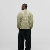 MONOIC TUTTO BENE 2 KNIT MONOGRAM SWEATER VERDE OLIVA