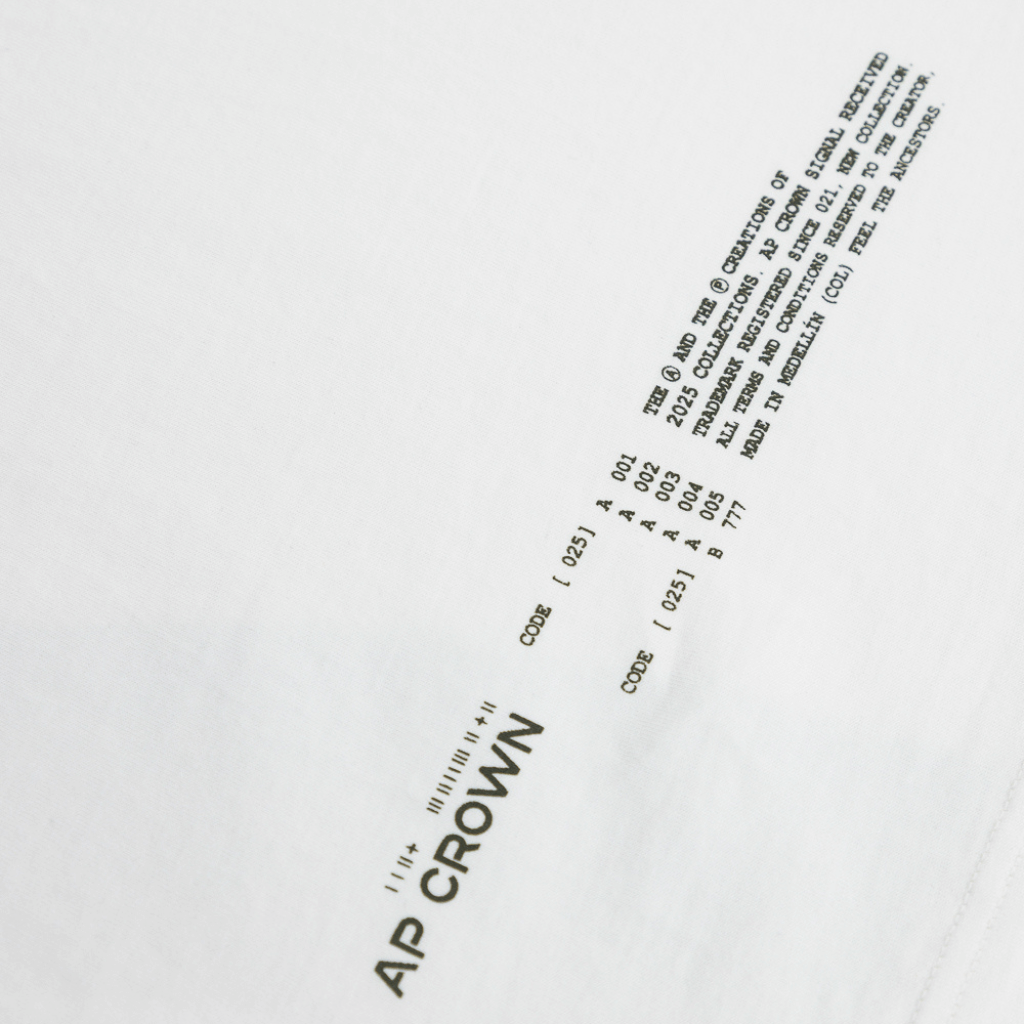 AP CROWN SIGNAL CAMISETA ZERO WHITE REGULAR BLANCO