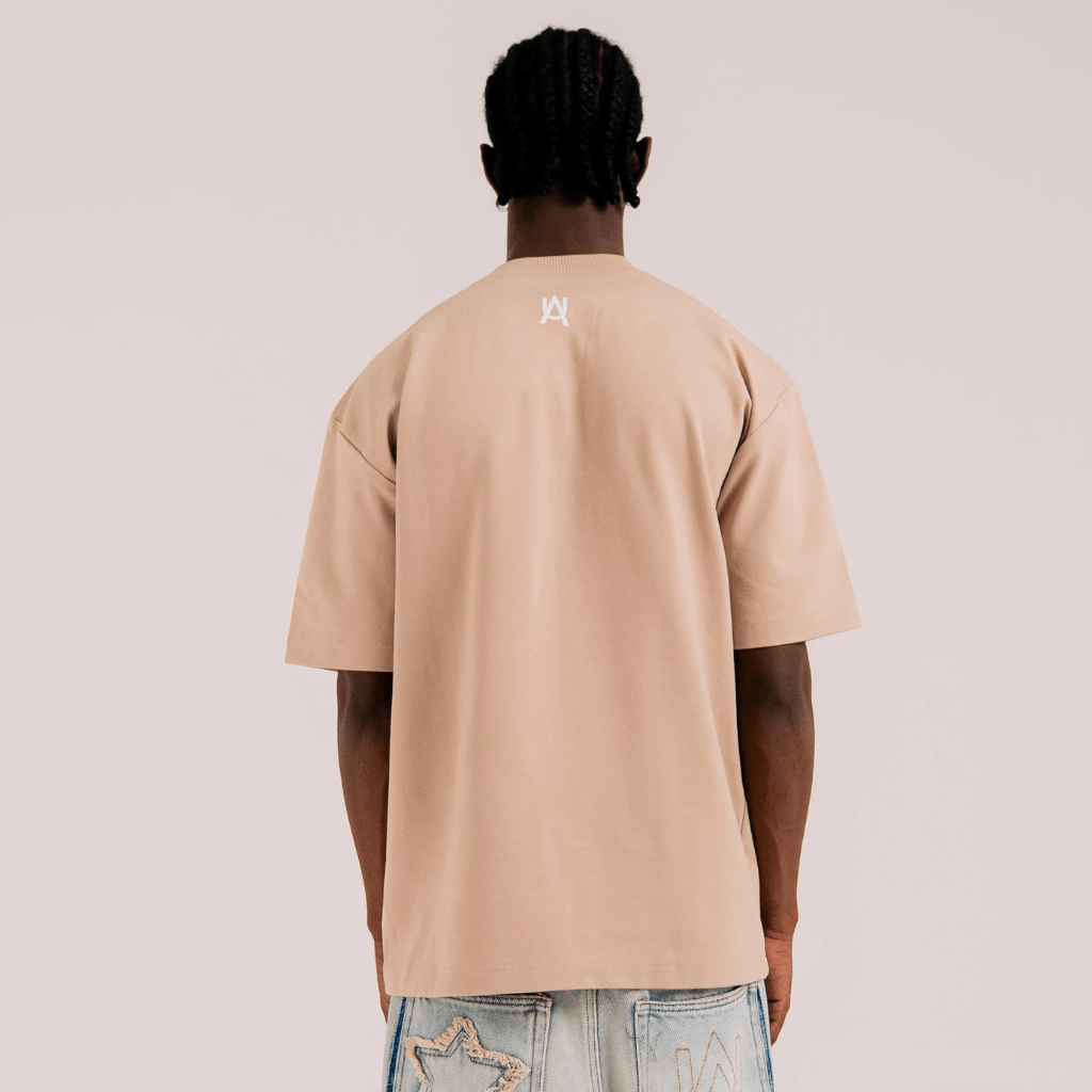 AURUM STARS I STAR AURA MOCHA CAMISETA OVERSIZE CAFE