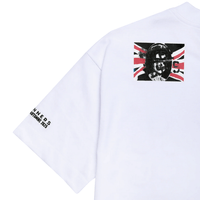 SINNERS STAMPS CAMISETA OVERSIZED BLANCA