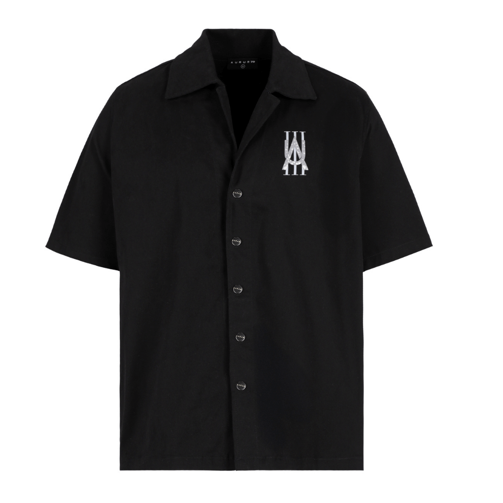 AURUM METROPOLIS III MT3 POLO CAMISA LOOSE FIT NEGRA