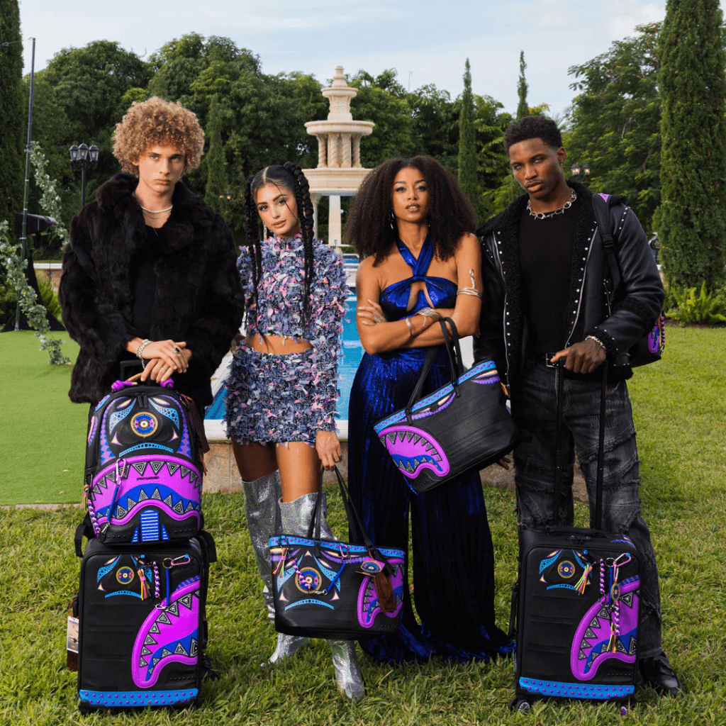 MORRAL SPRAYRGROUND A.I. 12 BROOKLYN & BEYOND SANDFLOWER MORADO