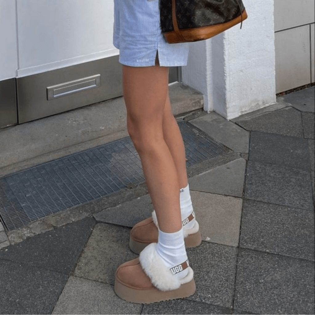 SANDALIAS MUJER UGG W FUNKETTE SLIPPERS CAFE