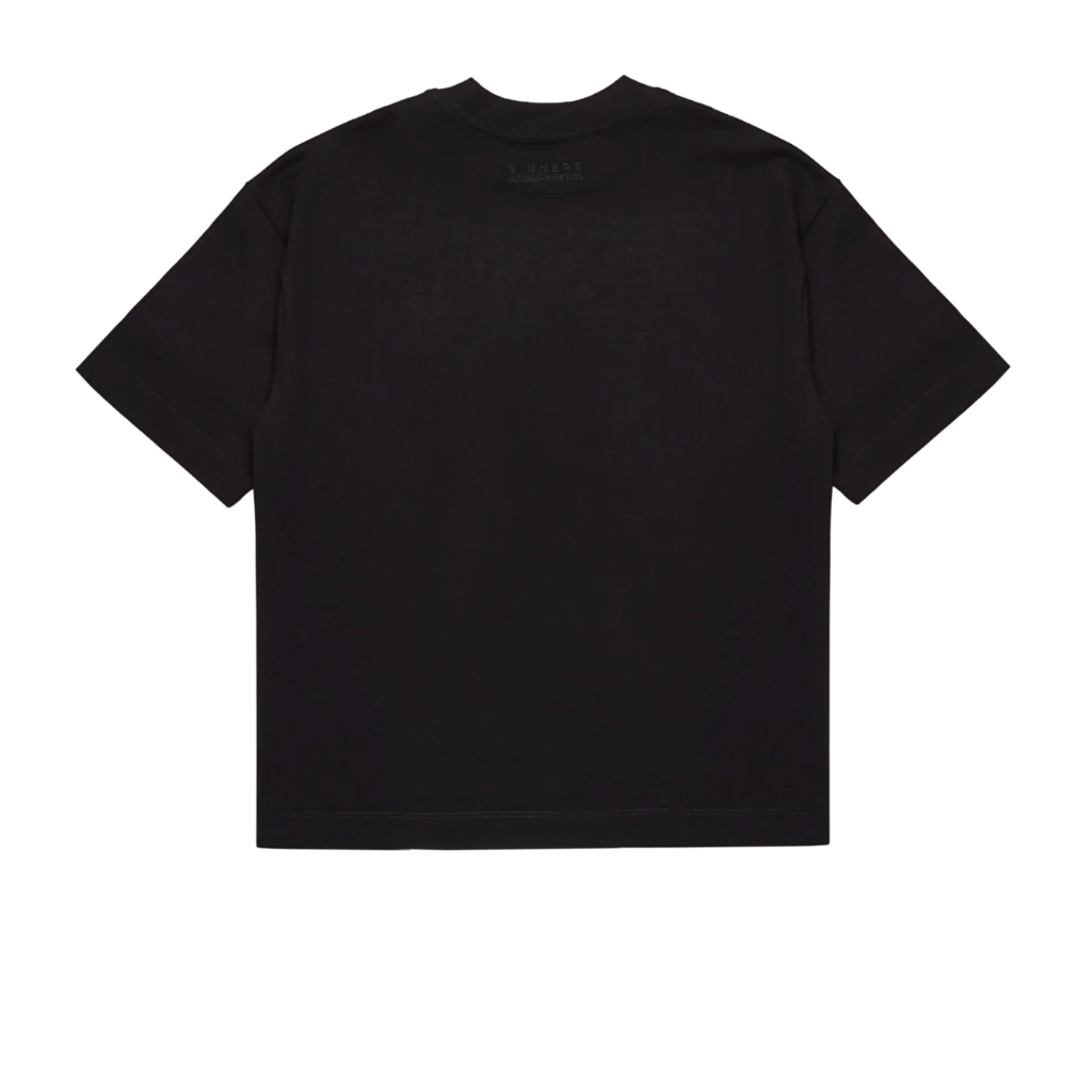 SINNERS SURREALISM CAMISETA OVERSIZED NEGRA