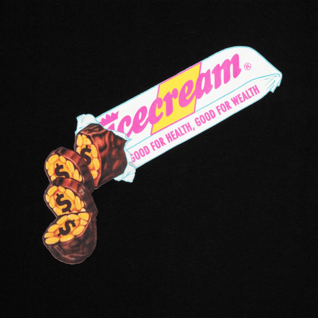 ICECREAM BARS CANDY CAMISETA NEGRA