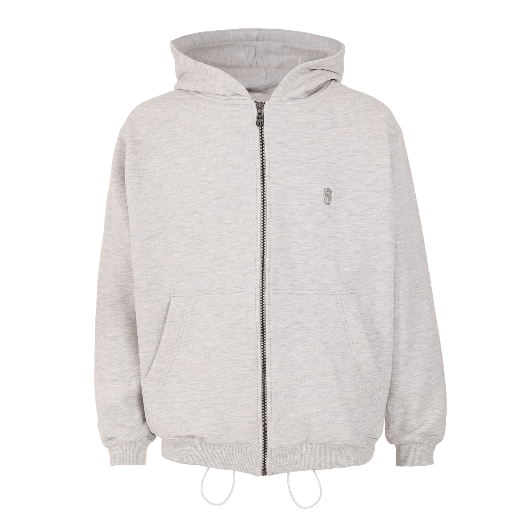 SINNERS MONOGRAM BUZO DE CIERRE GRIS