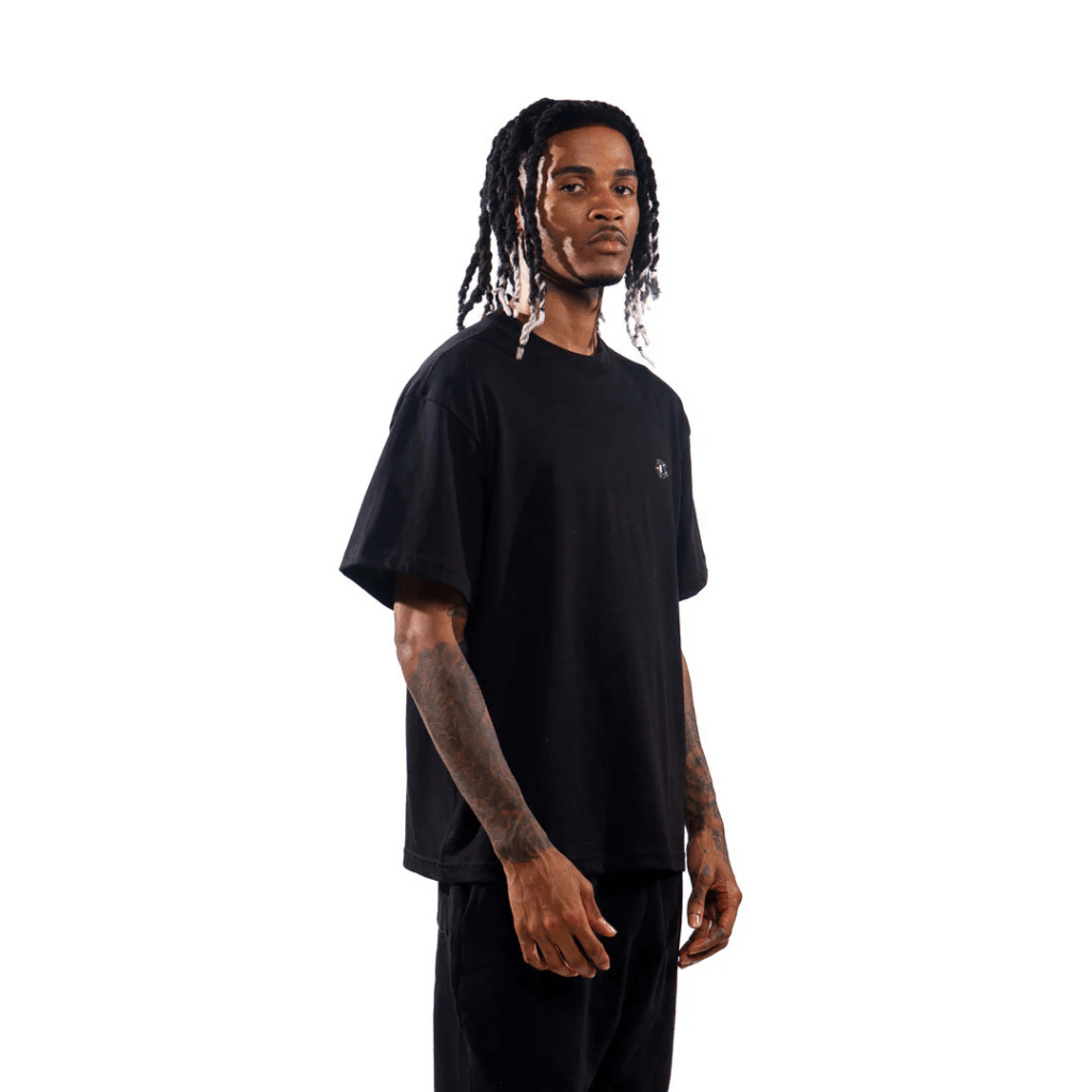 CREEP BRAND CAMISETA OVERSIZE BASICS CHROME V2 NEGRA