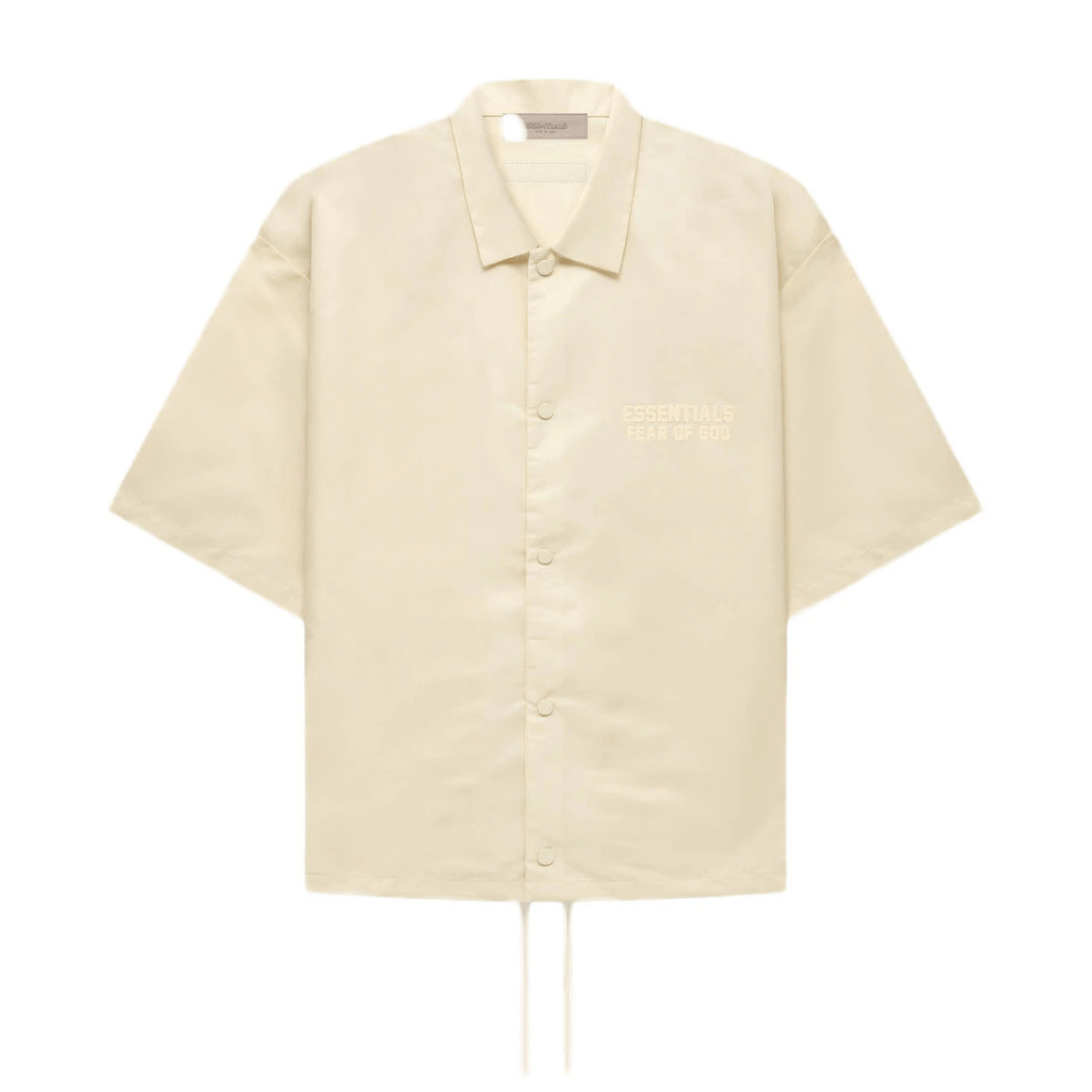 FEAR OF GOD ESSENTIALS CAMISA NYLON OVERSIZE BEIGE