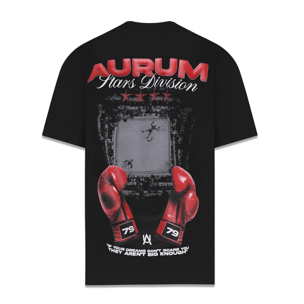 AURUM STARS II MA CAMISETA OVERSIZED NEGROS