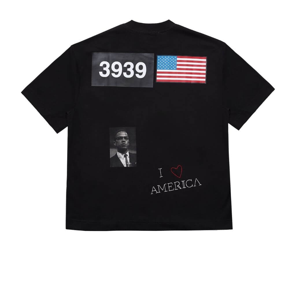 SINNERS SUGAR ABUSE I <3 AMERICA CAMISETA OVERSIZED NEGRA