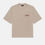 ASTRONOMIC ANDIAMO PIANO, MY FRIEND DONNA NAPOLETANA CAMISETA OVERSIZED BEIGE
