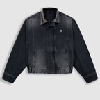 MONOIC TUTTO BENE 2 AVIATOR CHAQUETA DENIM NEGRO DESGASTADO