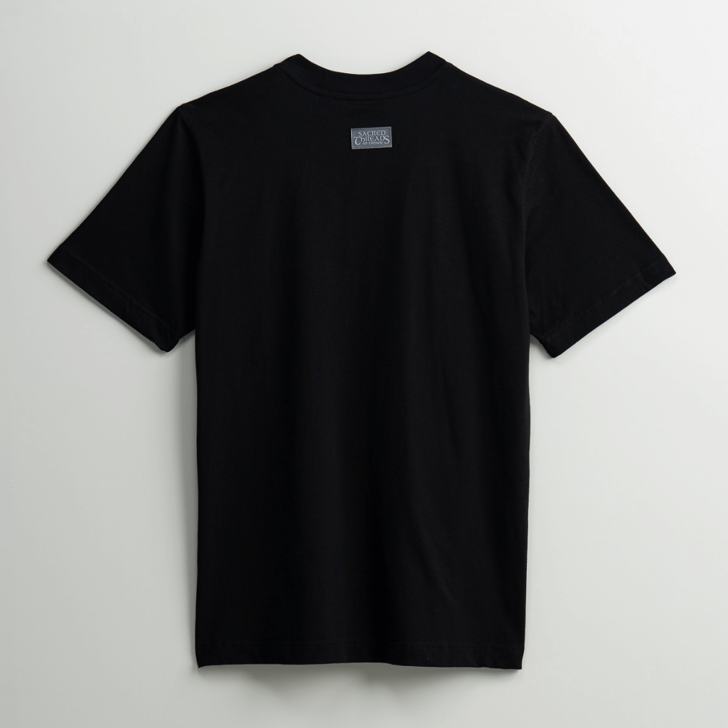 AP CROWN HILOS SAGRADOS AKIR CAMISETA REGULAR NEGRA/ARENA