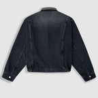 MONOIC TUTTO BENE 2 AVIATOR CHAQUETA DENIM NEGRO DESGASTADO