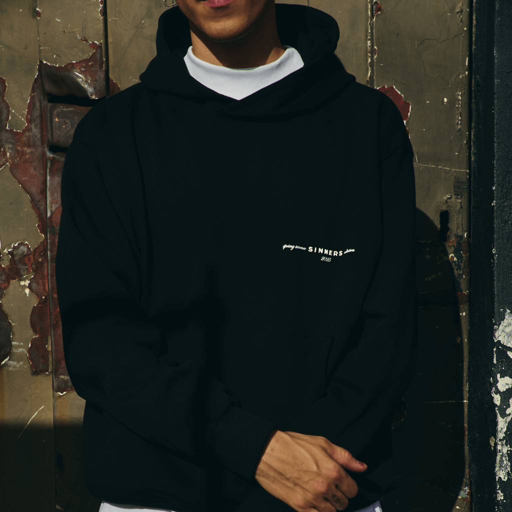 SINNERS GARMENTS BUZO NEGRO