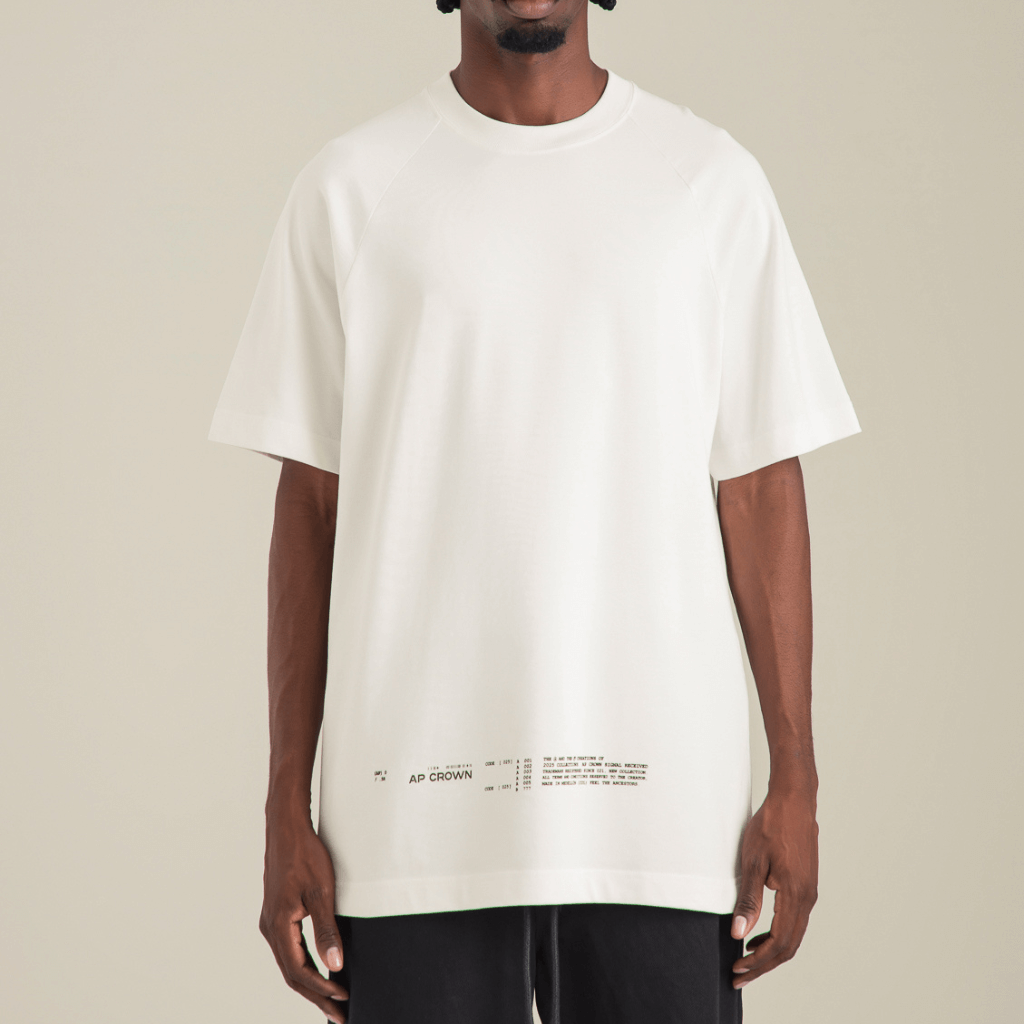 AP CROWN SIGNAL CAMISETA ZERO WHITE REGULAR BLANCO