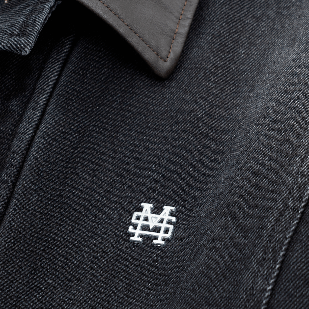 MONOIC TUTTO BENE 2 AVIATOR CHAQUETA DENIM NEGRO DESGASTADO