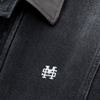 MONOIC TUTTO BENE 2 AVIATOR CHAQUETA DENIM NEGRO DESGASTADO