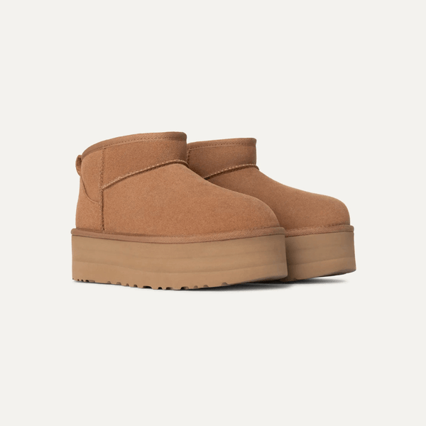 BOTAS MUJER UGG W CLASSIC ULTRA MINI PLATFORM CHESNUT CAFE