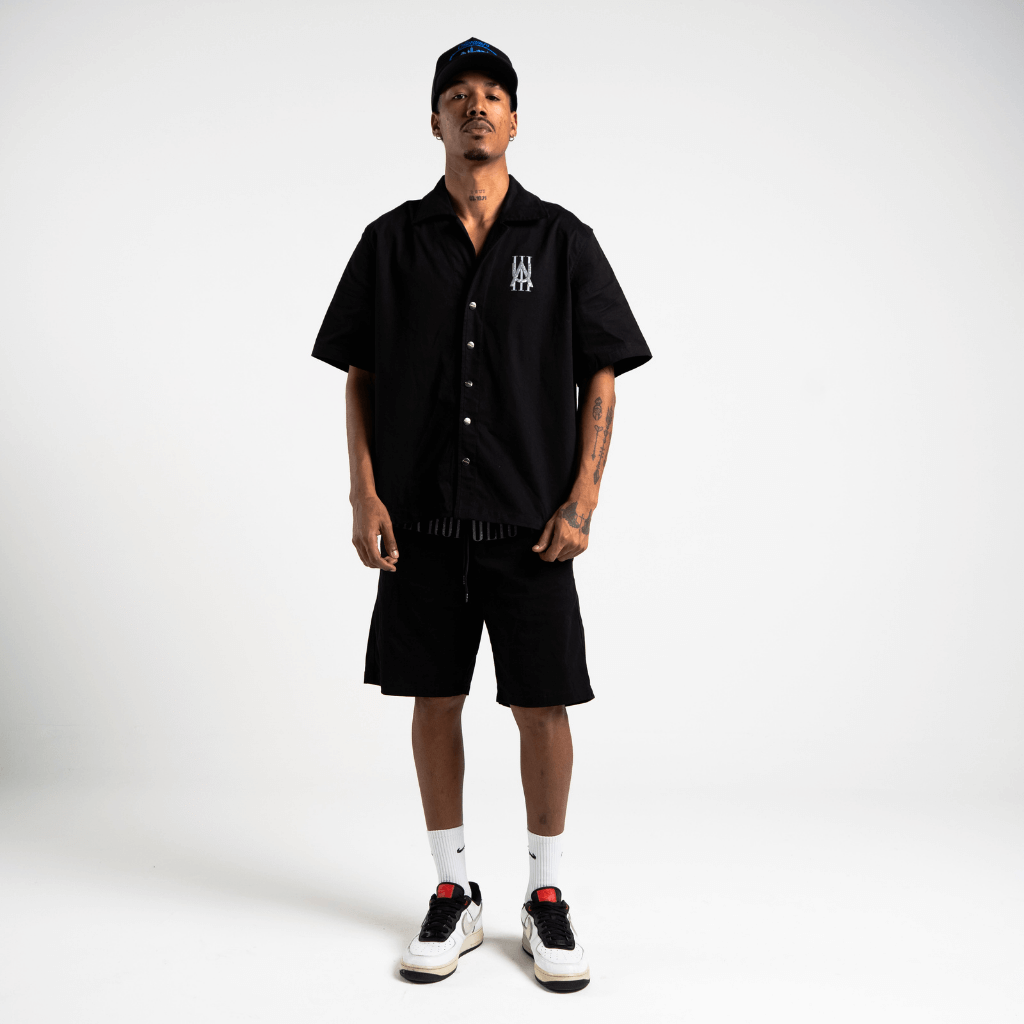 AURUM METROPOLIS III MT3 POLO CAMISA LOOSE FIT NEGRA