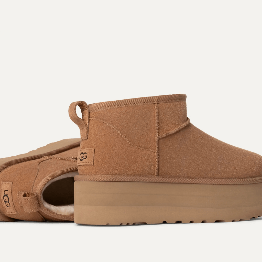 BOTAS MUJER UGG W CLASSIC ULTRA MINI PLATFORM CHESNUT CAFE
