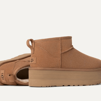 BOTAS MUJER UGG W CLASSIC ULTRA MINI PLATFORM CHESNUT CAFE