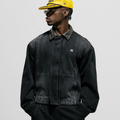 MONOIC TUTTO BENE 2 AVIATOR CHAQUETA DENIM NEGRO DESGASTADO