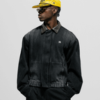 MONOIC TUTTO BENE 2 AVIATOR CHAQUETA DENIM NEGRO DESGASTADO