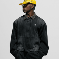 MONOIC TUTTO BENE 2 AVIATOR CHAQUETA DENIM NEGRO DESGASTADO