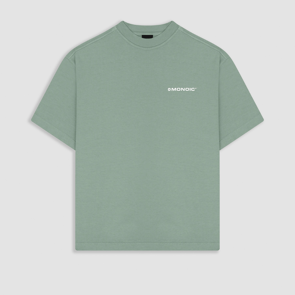 MONOIC TIMELESS V2 CAMISETA  BOXY FIT VERDE MENTA