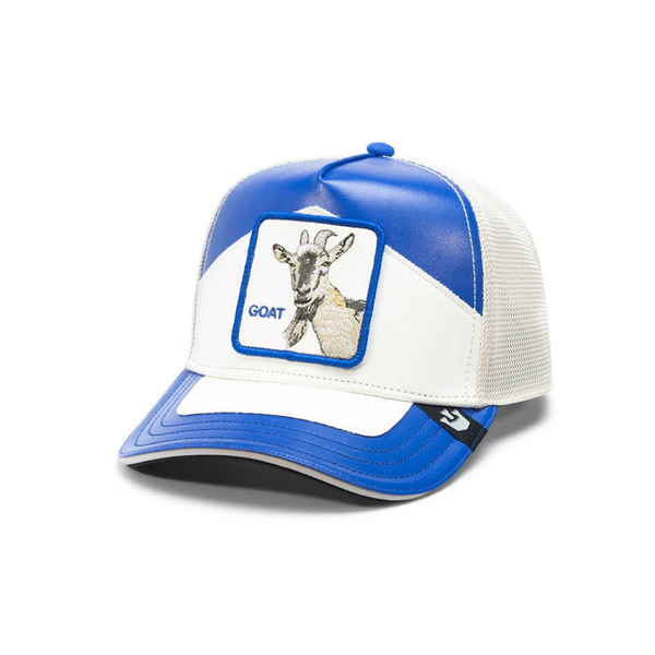 GOORIN BROS CABRA 'MOTO GOAT' GORRA CAMIONERA AJUSTABLE AZUL