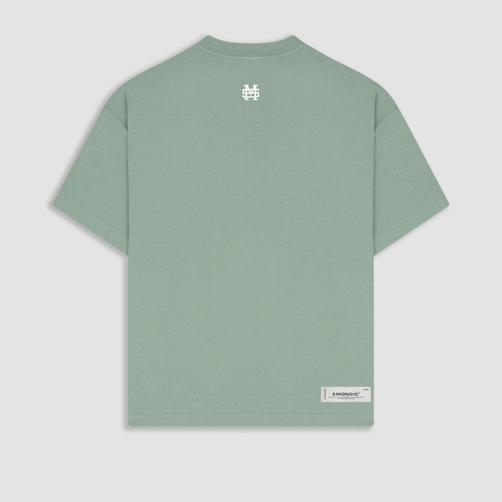 MONOIC TIMELESS V2 CAMISETA  BOXY FIT VERDE MENTA