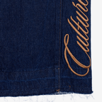 CULTUREWISE TWO STROKE SAINTS PANTALONES FLARE RAW DENIM JEAN AZUL