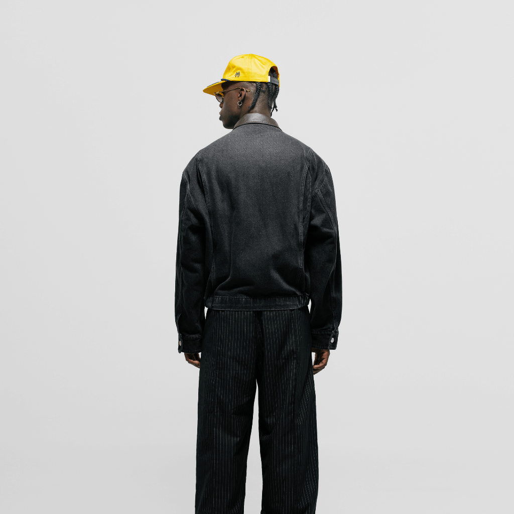 MONOIC TUTTO BENE 2 AVIATOR CHAQUETA DENIM NEGRO DESGASTADO