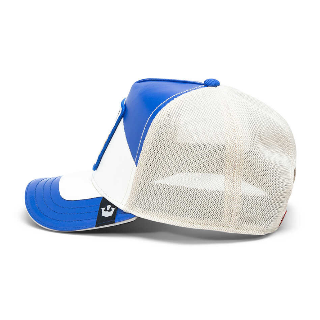 GOORIN BROS CABRA 'MOTO GOAT' GORRA CAMIONERA AJUSTABLE AZUL