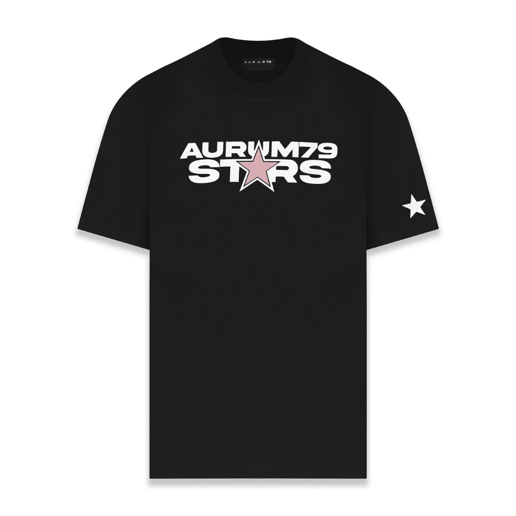 AURUM STARS I WALK OF FAME CAMISETA SEMI BOXI NEGRA