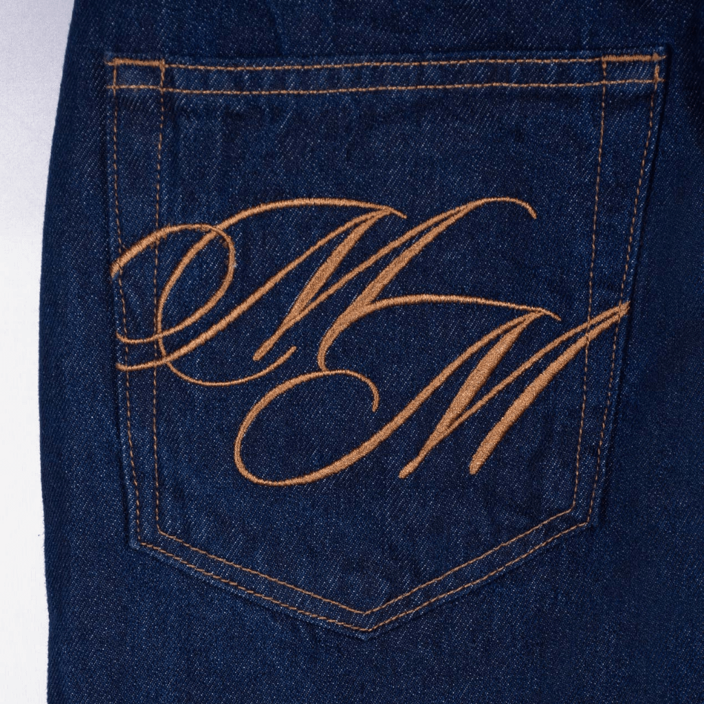 CULTUREWISE TWO STROKE SAINTS PANTALONES FLARE RAW DENIM JEAN AZUL