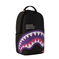 MORRAL SPRAYGROUND SHARK CENTRAL PURPLE DLXSV NEGRO