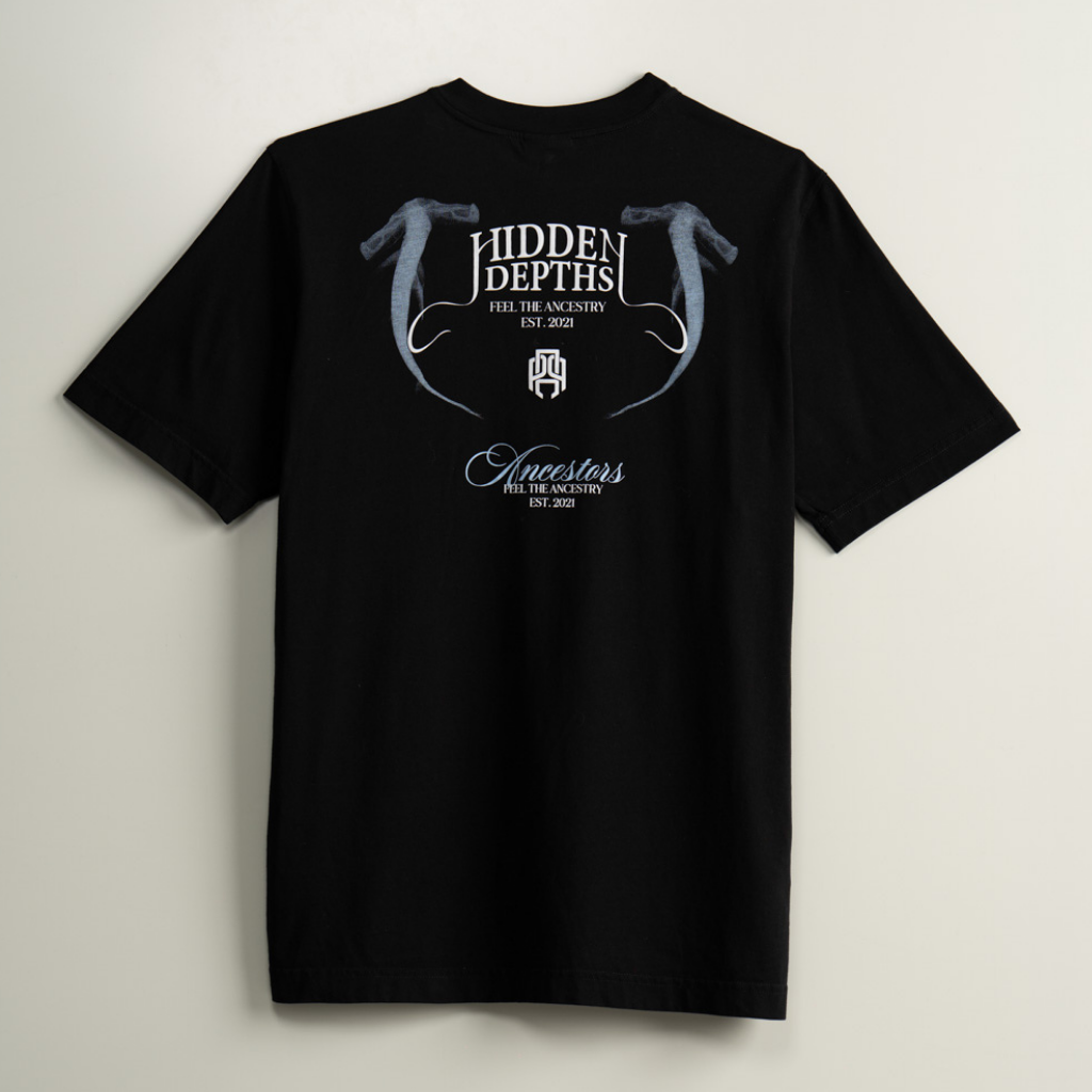 AP CROWN HIDDEN DEPTHS ABYSS BIPACK CAMISETAS REGULAR FIT NEGRA / BEIGE