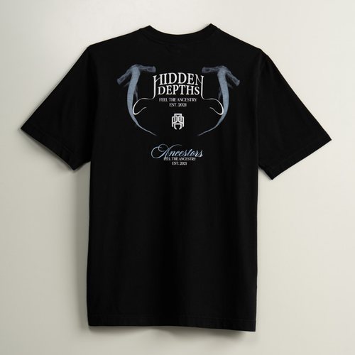 AP CROWN HIDDEN DEPTHS ABYSS BIPACK CAMISETAS REGULAR FIT NEGRA / BEIGE