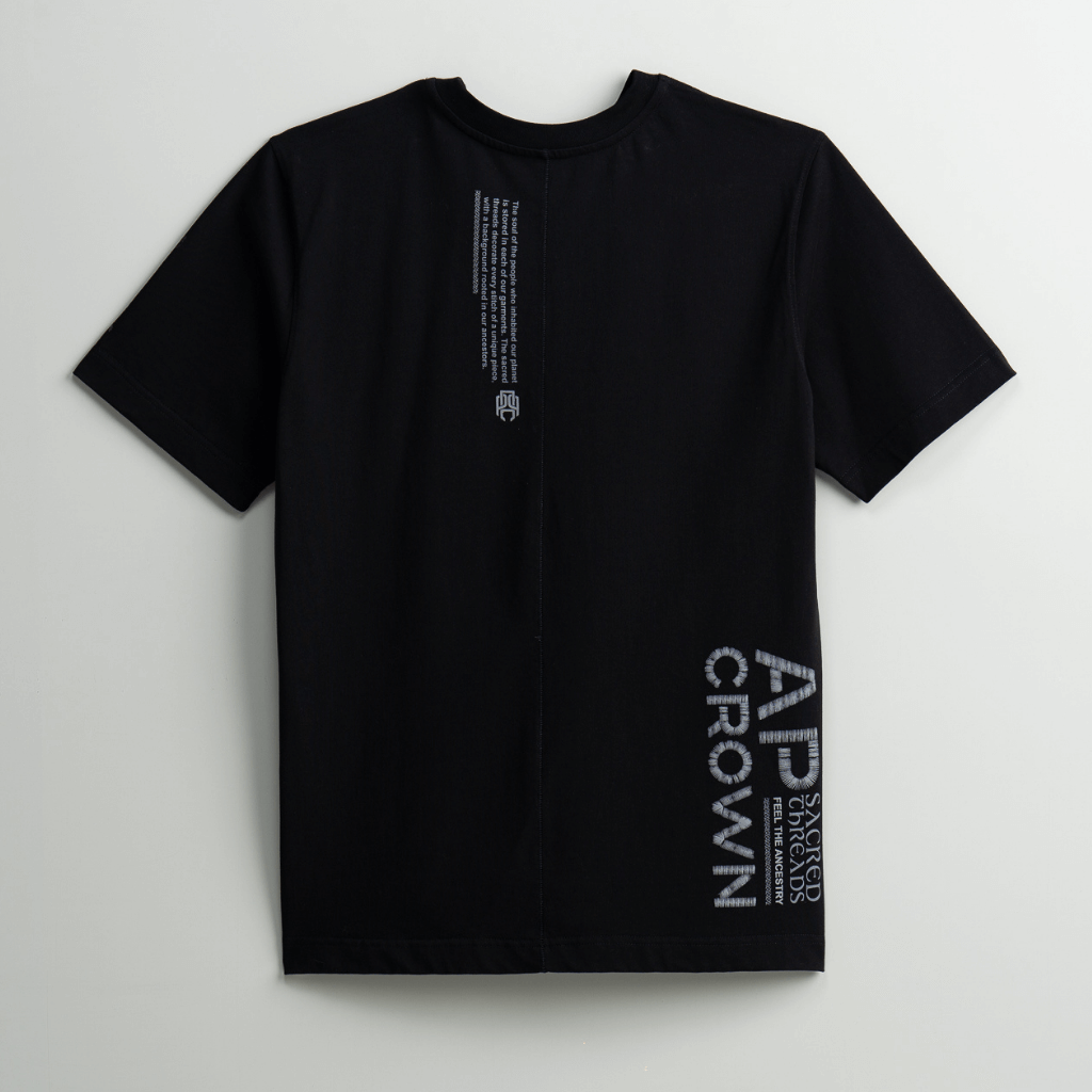 AP CROWN HILOS SAGRADOS APC CAMISETA REGULAR NEGRA